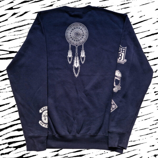 TEQUILA BOYS TRIBE SWEATER NAVY BACK