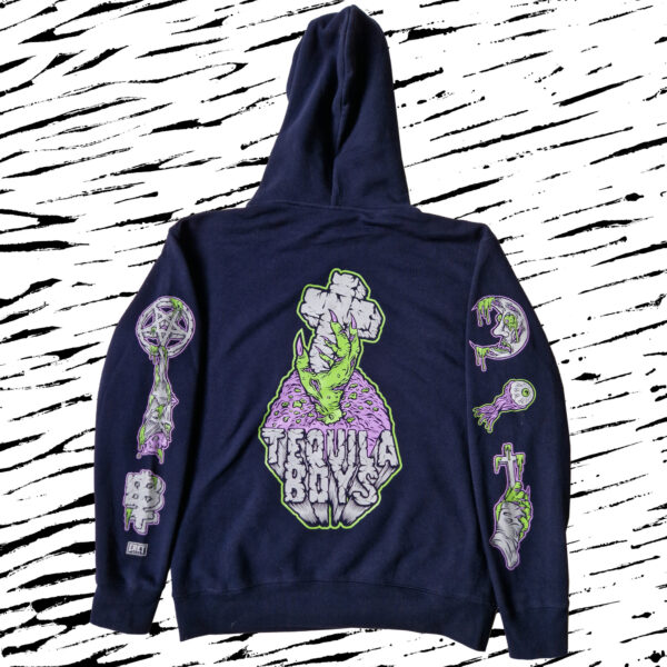 TEQUILA BOYS ZOMBIE HOODIE BACK