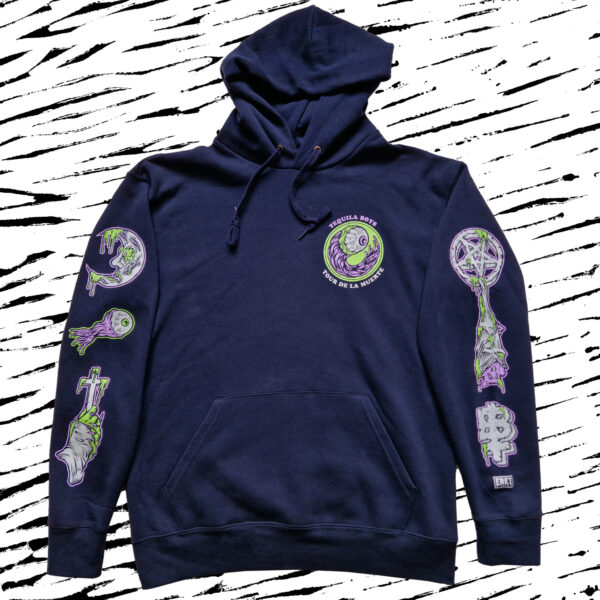 TEQUILA BOYS ZOMBIE HOODIE FRONT