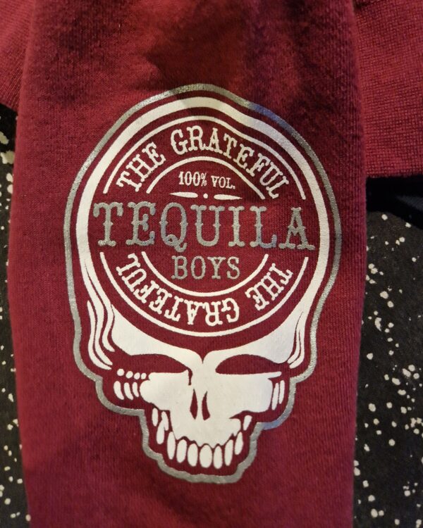TEQUILA BOYS EAGLE SWEATER (Burgundy Red) - Image 3
