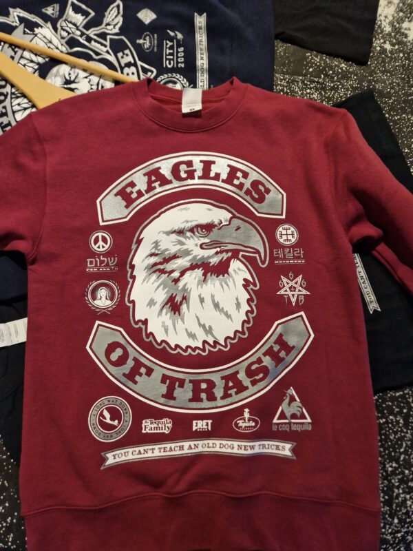 TEQUILA BOYS EAGLE SWEATER (Burgundy Red)