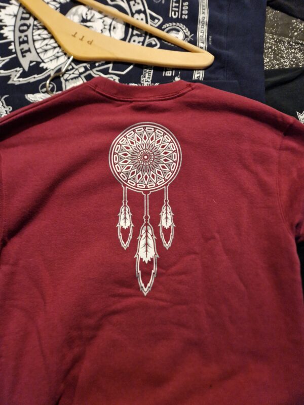 TEQUILA BOYS EAGLE SWEATER (Burgundy Red) - Image 2
